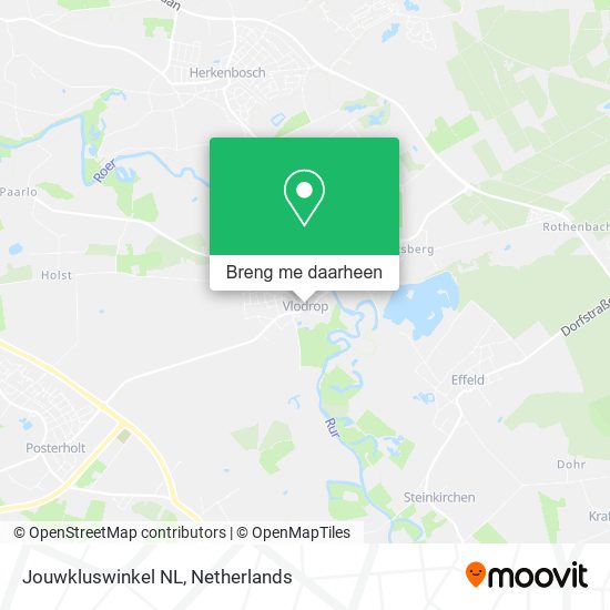 Jouwkluswinkel NL kaart