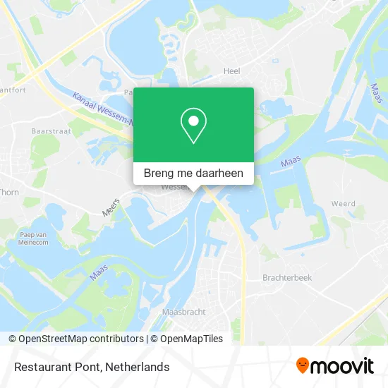 Restaurant Pont kaart