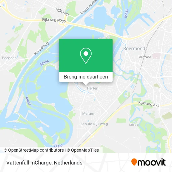 Vattenfall InCharge kaart