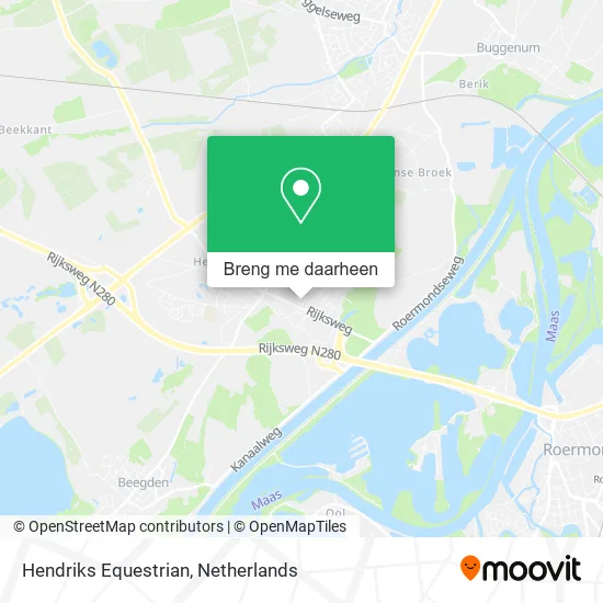 Hendriks Equestrian kaart