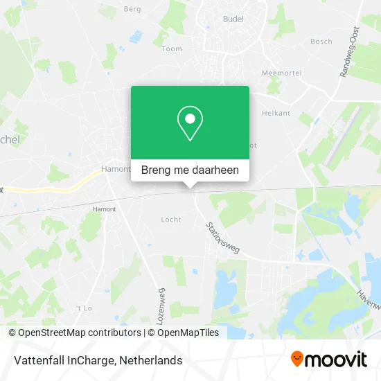 Vattenfall InCharge kaart