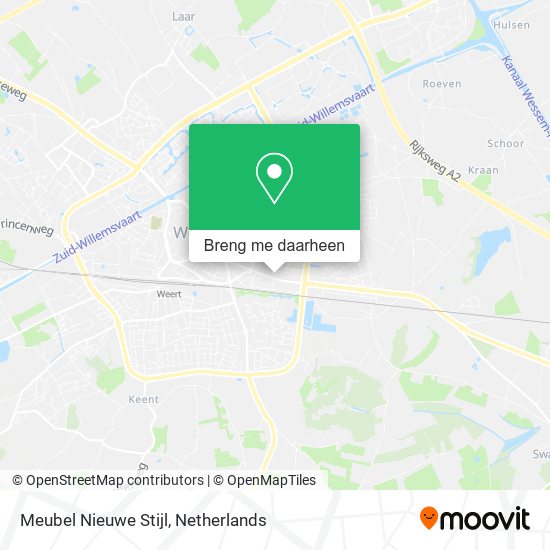 Meubel Nieuwe Stijl kaart