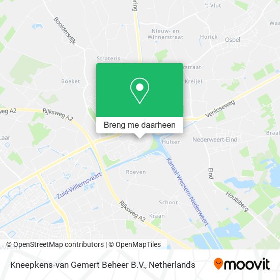 Kneepkens-van Gemert Beheer B.V. kaart