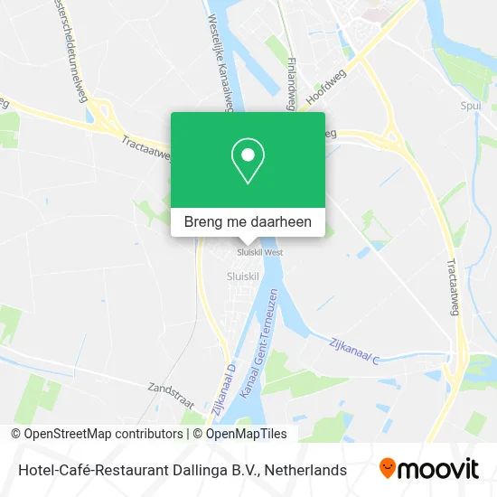 Hotel-Café-Restaurant Dallinga B.V. kaart