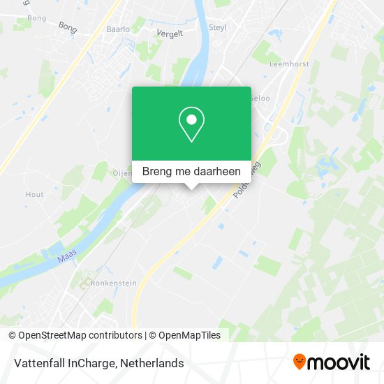 Vattenfall InCharge kaart