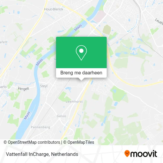 Vattenfall InCharge kaart