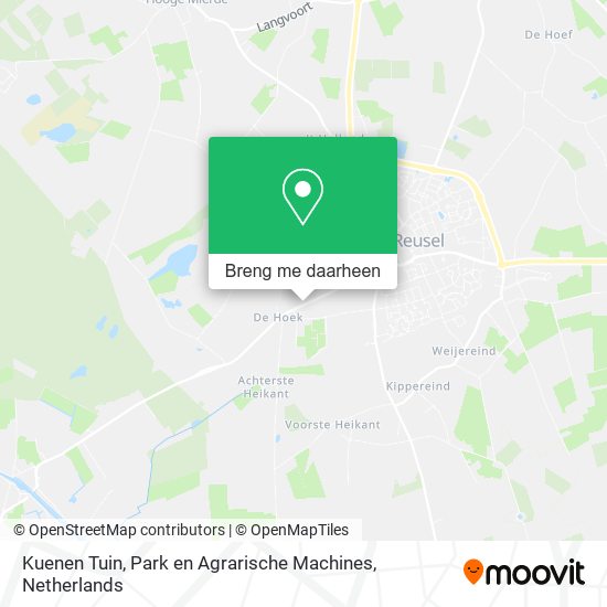 Kuenen Tuin, Park en Agrarische Machines kaart
