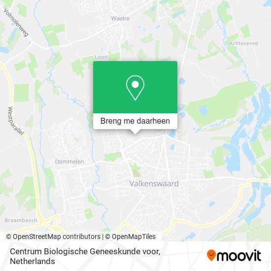 Centrum Biologische Geneeskunde voor kaart