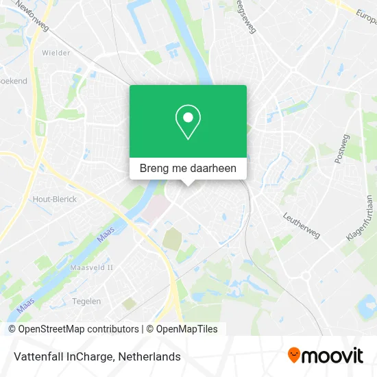 Vattenfall InCharge kaart