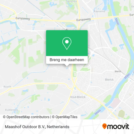 Maashof Outdoor B.V. kaart