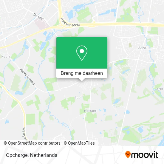 Opcharge kaart