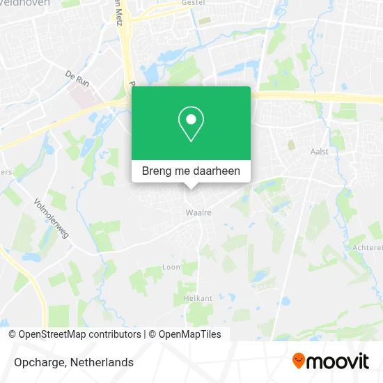 Opcharge kaart