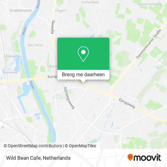 Wild Bean Cafe kaart