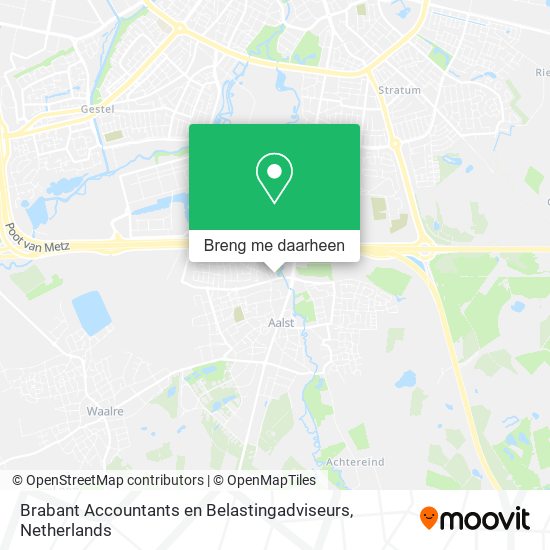 Brabant Accountants en Belastingadviseurs kaart