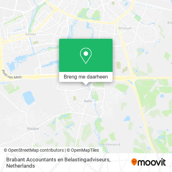 Brabant Accountants en Belastingadviseurs kaart