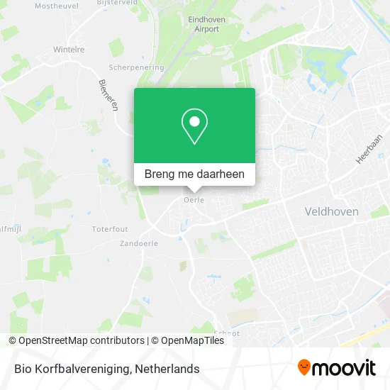 Bio Korfbalvereniging kaart