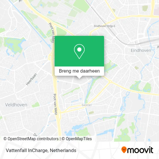Vattenfall InCharge kaart