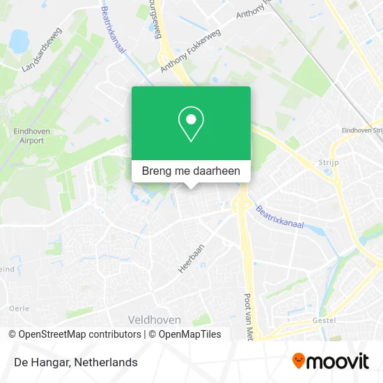 De Hangar kaart