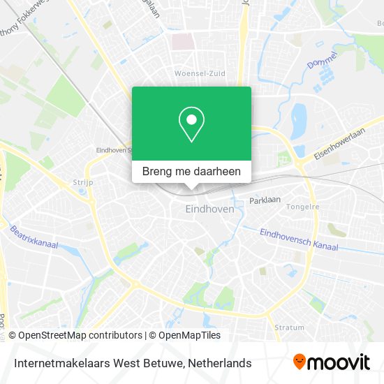 Internetmakelaars West Betuwe kaart