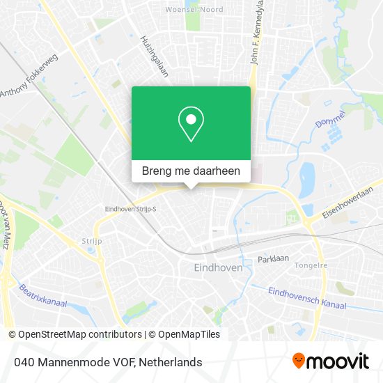 040 Mannenmode VOF kaart