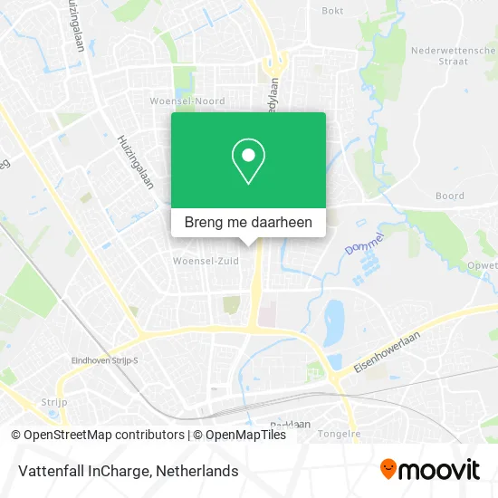 Vattenfall InCharge kaart