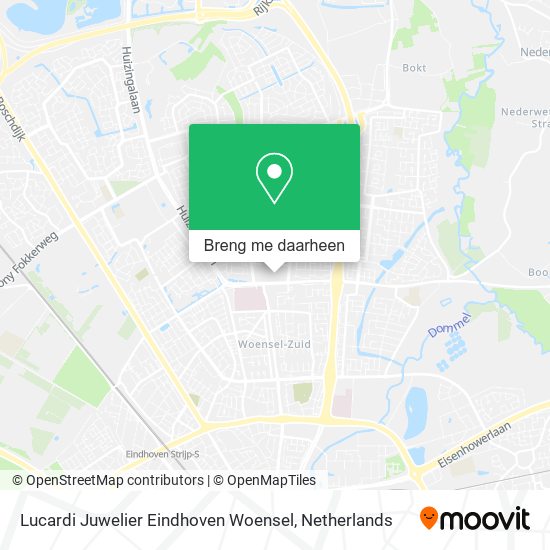 Lucardi Juwelier Eindhoven Woensel kaart