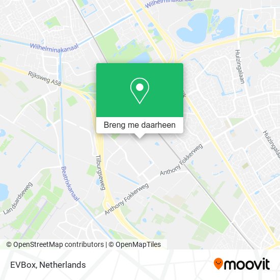 EVBox kaart