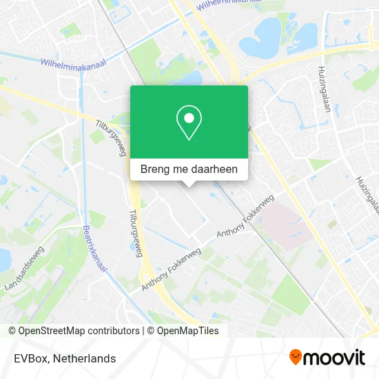 EVBox kaart