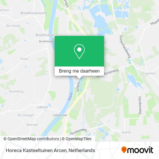 Horeca Kasteeltuinen Arcen kaart