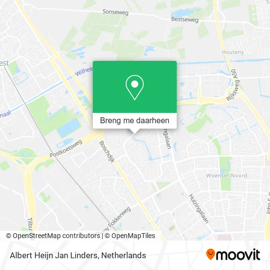 Albert Heijn Jan Linders kaart