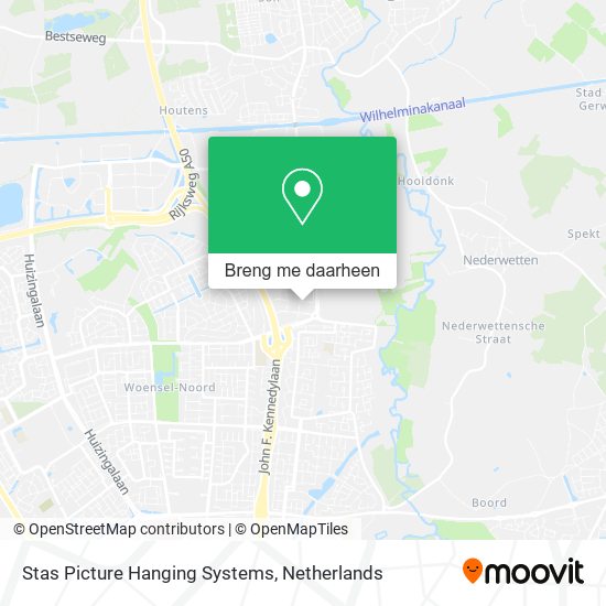Stas Picture Hanging Systems kaart