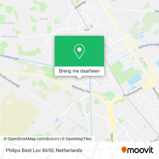 Philips Best Loc 8650 kaart