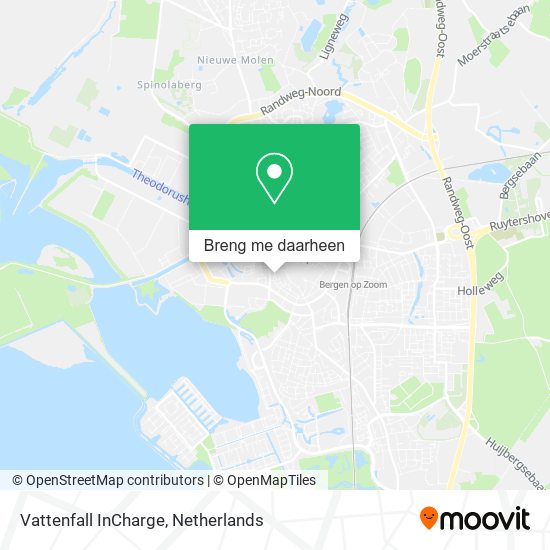 Vattenfall InCharge kaart