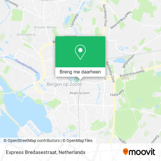 Express Bredasestraat kaart
