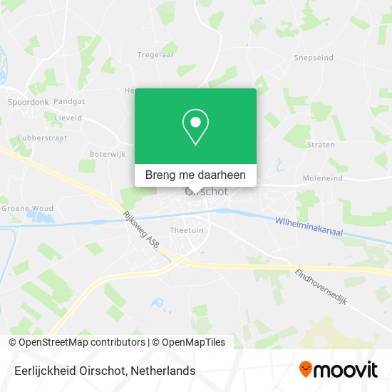 Eerlijckheid Oirschot kaart