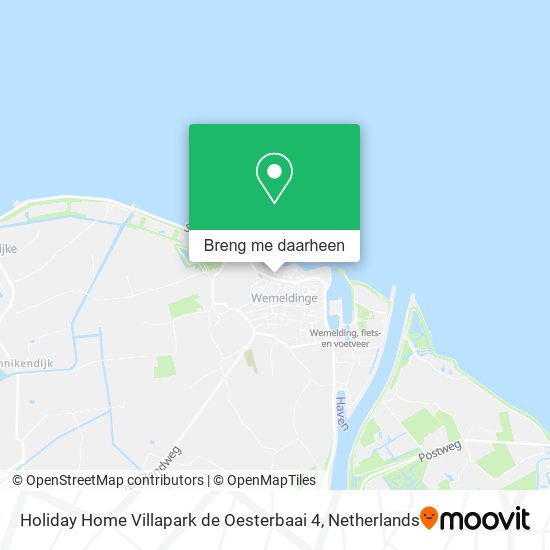 Holiday Home Villapark de Oesterbaai 4 kaart