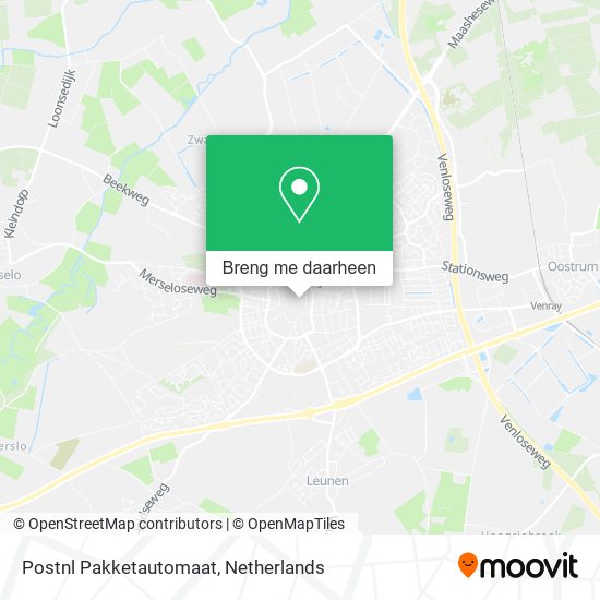 Postnl Pakketautomaat kaart