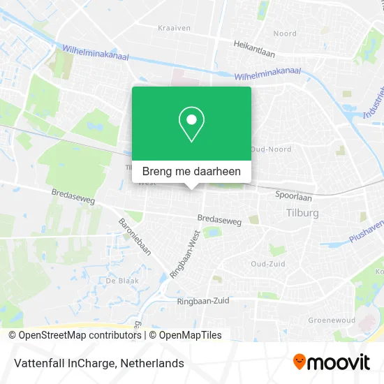 Vattenfall InCharge kaart