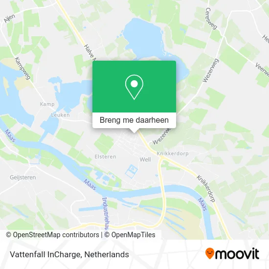 Vattenfall InCharge kaart