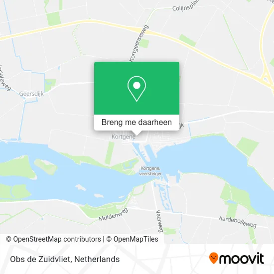 Obs de Zuidvliet kaart