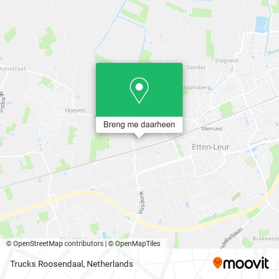 Trucks Roosendaal kaart