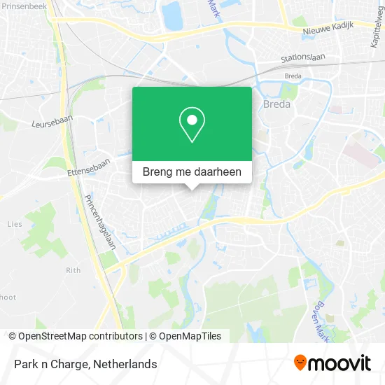 Park n Charge kaart