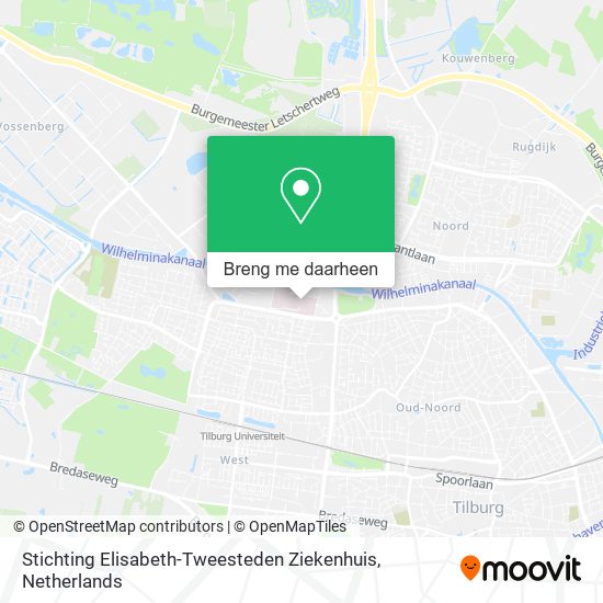 Stichting Elisabeth-Tweesteden Ziekenhuis kaart