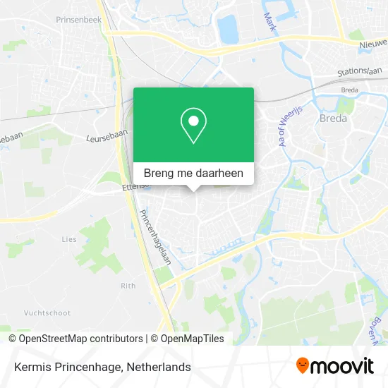 Kermis Princenhage kaart