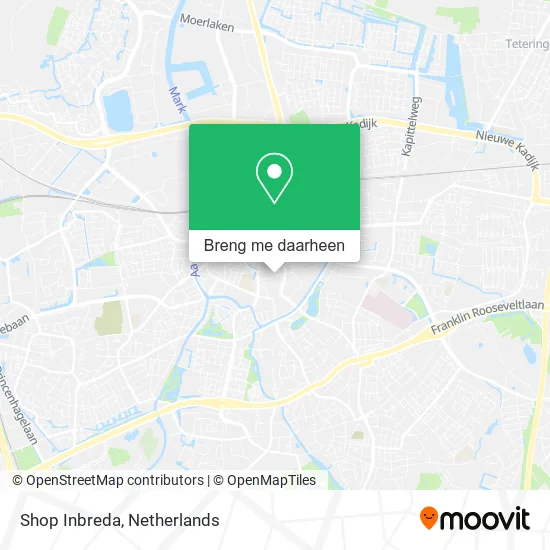 Shop Inbreda kaart