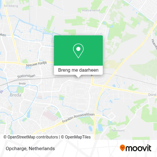 Opcharge kaart