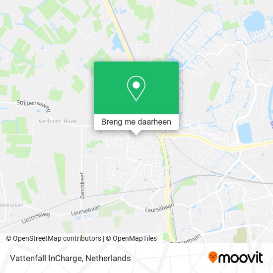 Vattenfall InCharge kaart