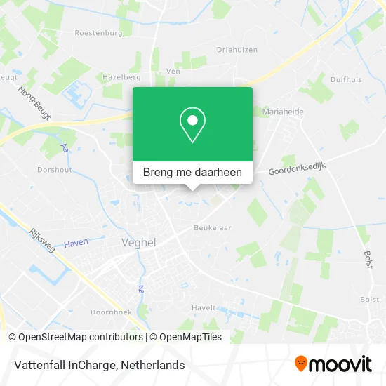 Vattenfall InCharge kaart