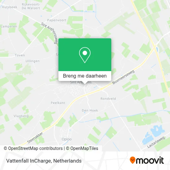 Vattenfall InCharge kaart