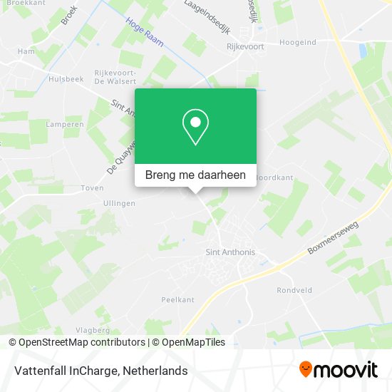 Vattenfall InCharge kaart